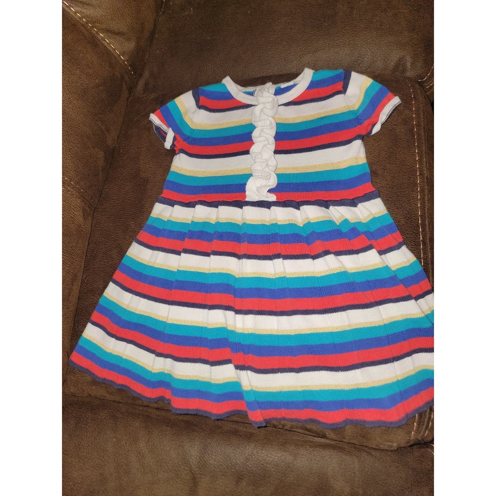 Janie and jack resort striped sweater dress size 4‎